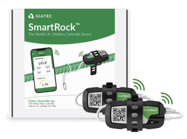 SmartRock® Pro Concrete Sensor: Features d Instation